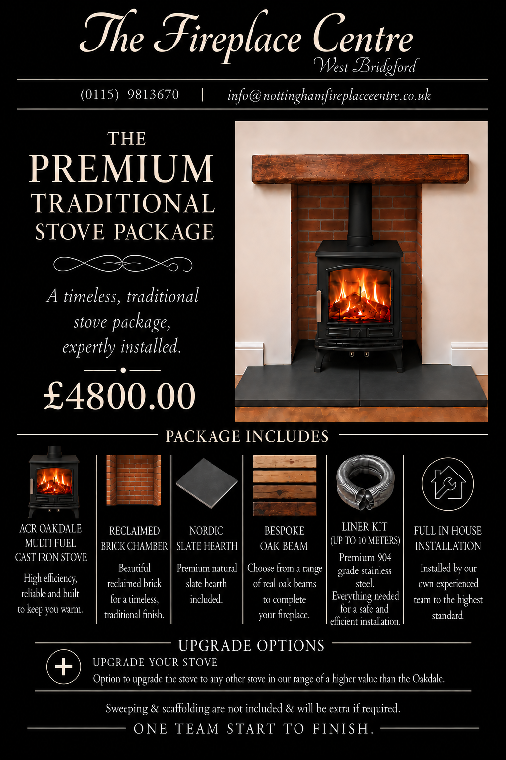 Premium Traditional Stove Package - The Fireplace Centre West Bridgford